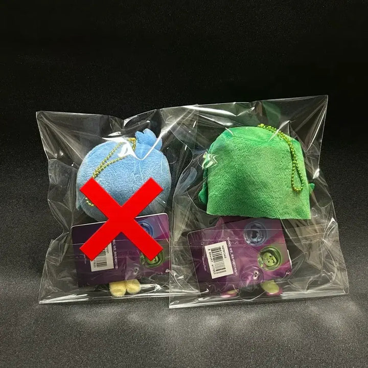 [BUNJANG] Disney Pixar Inside Out Joy Disgust Plush Keychain Set / 인사이드아웃 기쁨이 까칠이 인형 키링 디즈니 픽사 조이 디스거스트