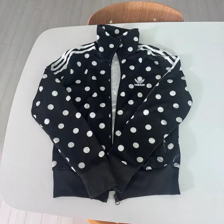 [BUNJANG] Adidas Polka Dot Firebird Track Top Jersey / 아디다스 땡땡이 도트 져지 파이어버드 상의 90