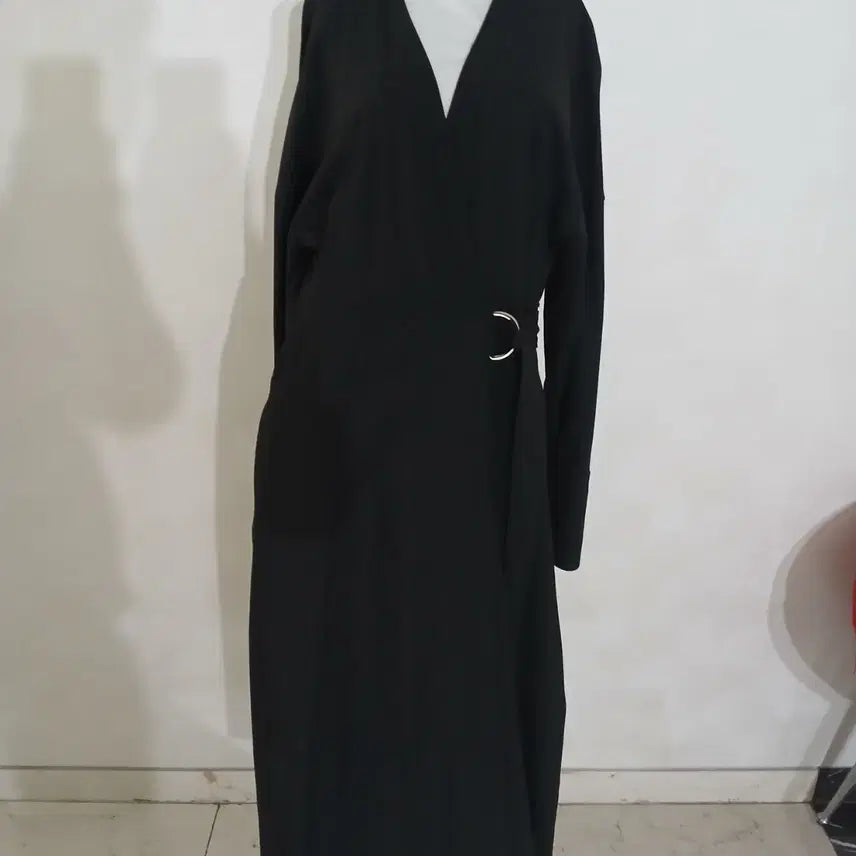 [BUNJANG] COS Wrap Long Jacket Black / 신상 COS 코스 랩 롱롱 자켓 77