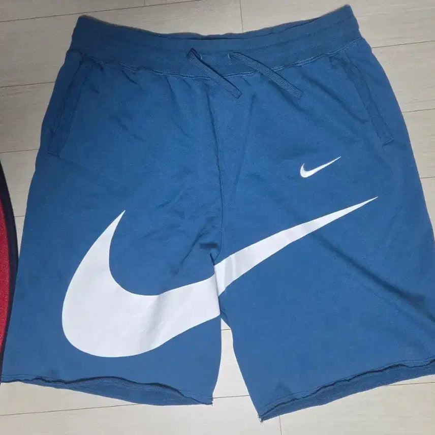 [BUNJANG] Nike Swoosh Logo Knit Shorts / [2XL, 체감 XL] 나이키 스우시 로고 니트 반바지 쇼츠