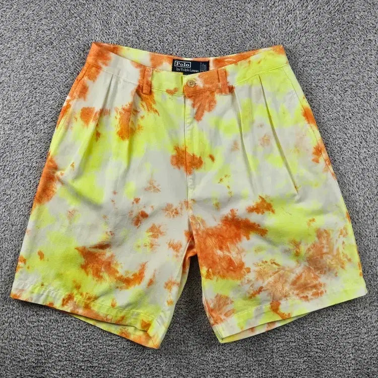 [BUNJANG] Polo Ralph Lauren Custom Multicolor Dye Shorts (32") / 폴로랄프로렌 쇼츠 반바지 커스텀 ( 32" ) / 12153