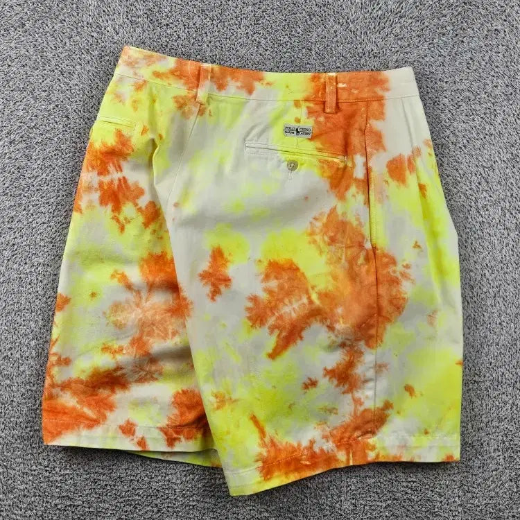 [BUNJANG] Polo Ralph Lauren Custom Multicolor Dye Shorts (32") / 폴로랄프로렌 쇼츠 반바지 커스텀 ( 32" ) / 12153