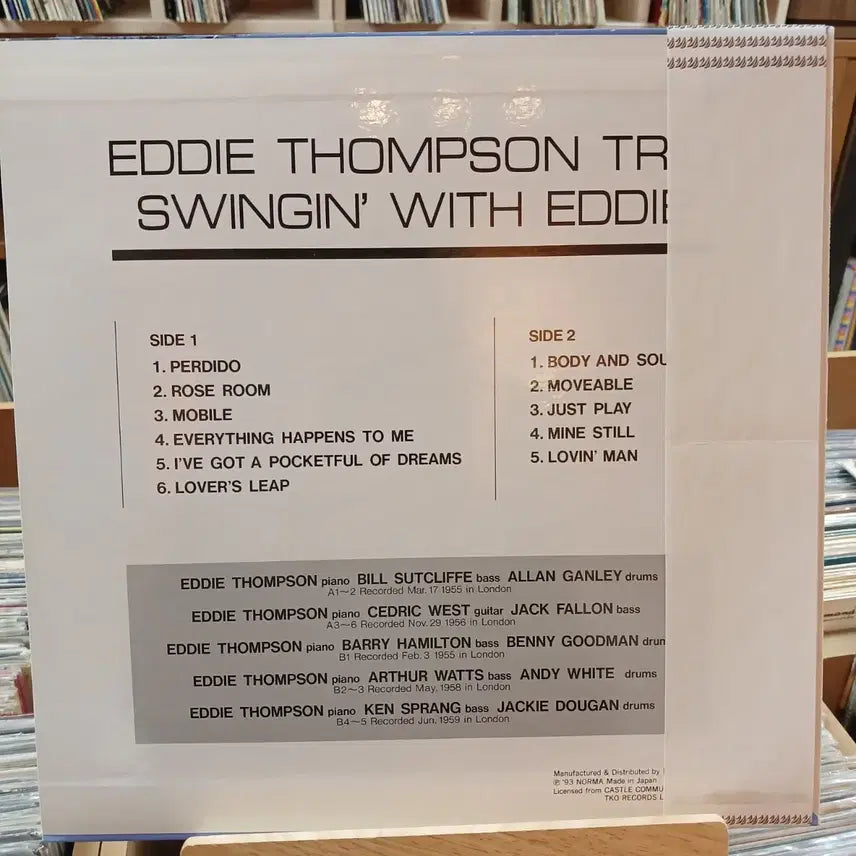 [BUNJANG] Eddie Thompson Trio Swingen&
