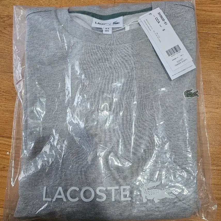 [BUNJANG] Lacoste Sweatshirt Grey L / 라코스테 맨투맨 그레이 L