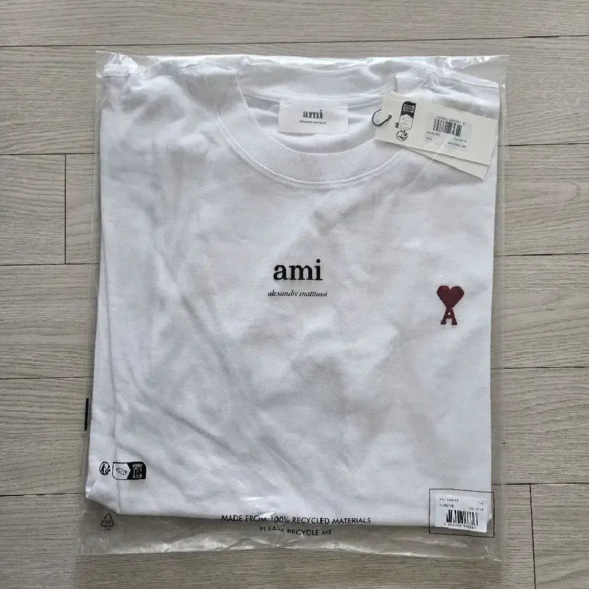 [BUNJANG] AMI Paris Short Sleeve T-Shirt / 아미  반팔 티셔츠 새상품