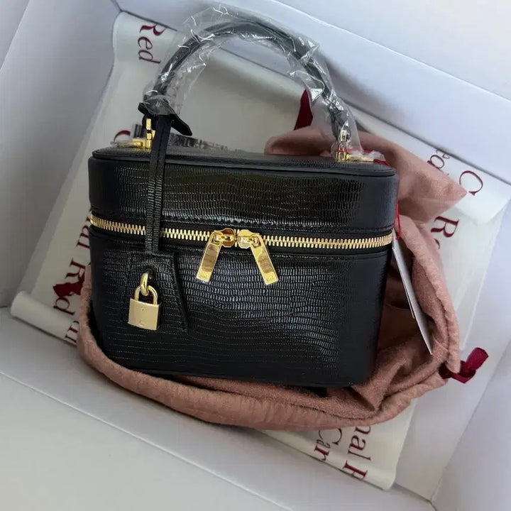 [BUNJANG] Cardinal Red Vanity Bag Black / (새상품) 카디널 레드 Cardinal Red 바니티 백 블랙