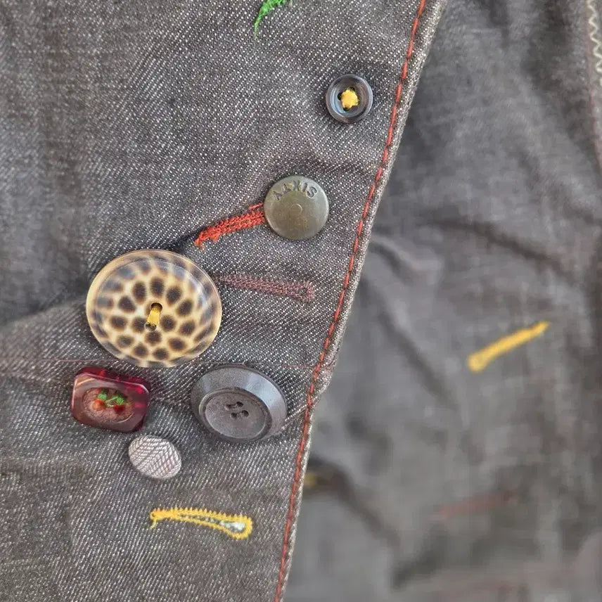 [BUNJANG] Miss Sixty Brown Denim Vest S / 미스식스티 데님 조끼 브라운(s)