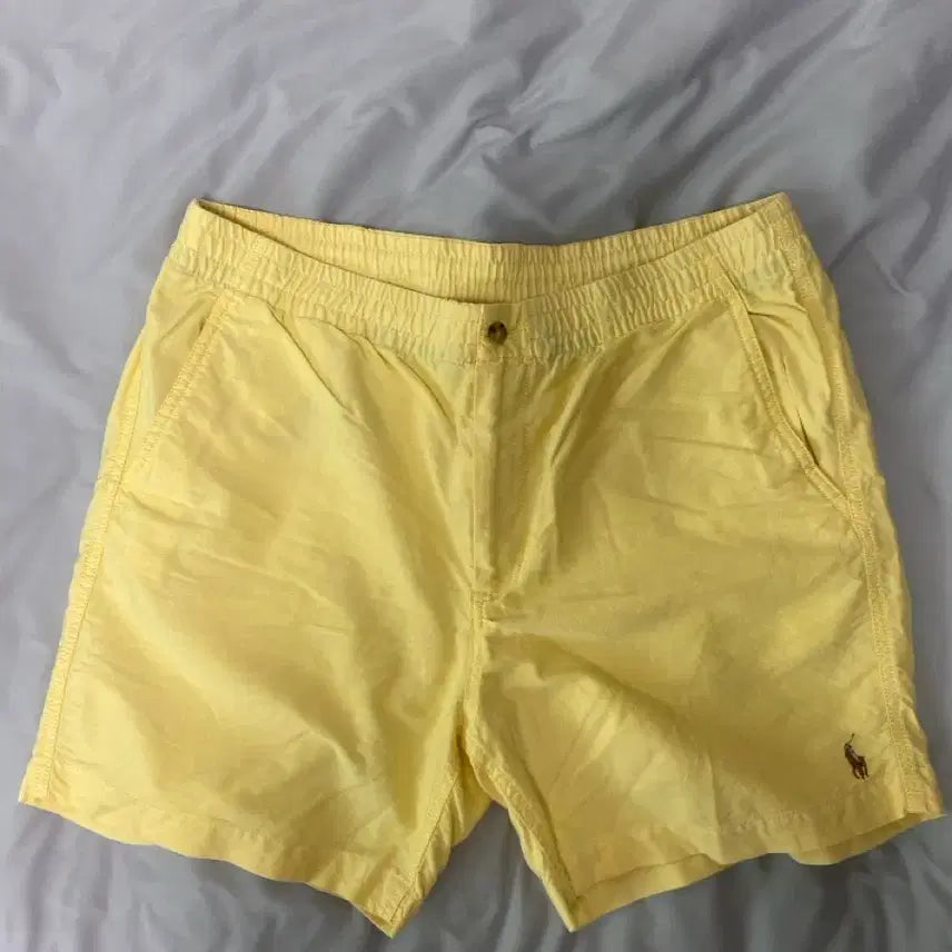 [BUNJANG] Polo Yellow Shorts L / 폴로 노란색 반바지 L