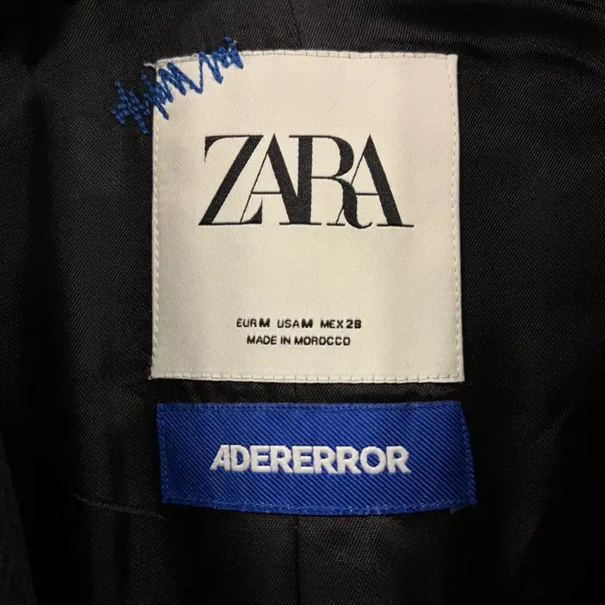 [BUNJANG] ZARA x ADER ERROR Wool Blend Oversized Coat Black / 자라 x 아더에러 울 블렌드 오버사이즈 코트 블랙