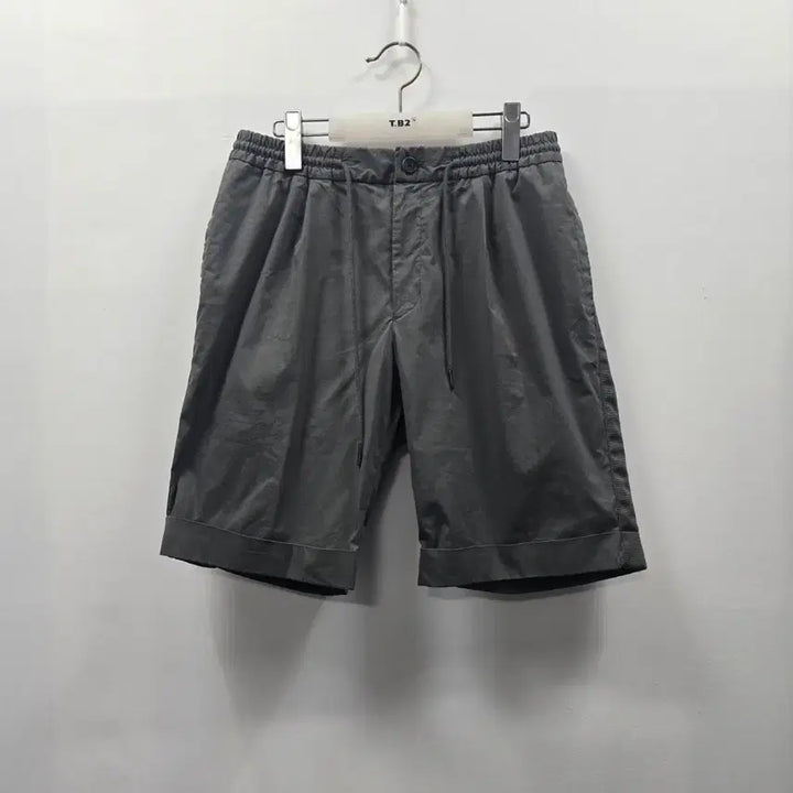 [BUNJANG] T.I FOR MEN Banding Half Pants Grey 86 / 1860 T.I FOR MEN 밴딩 하프팬츠 그레이 86 남성 반바지