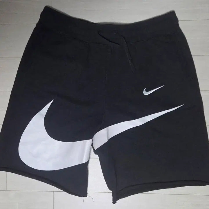 [BUNJANG] Nike Swoosh Logo Knit Shorts / [2XL, 체감 L~XL] 나이키 스우시 로고 니트 반바지 쇼츠