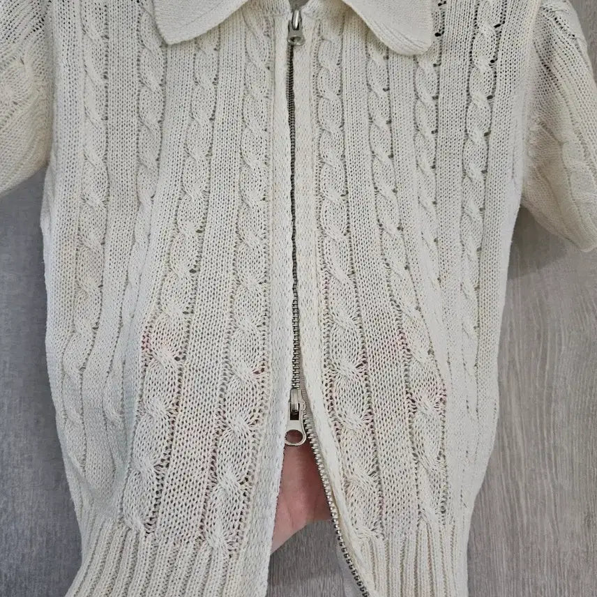 [BUNJANG] Two-Way Knit Short Sleeve Knit Top / 여름 투웨이 니트 반팔니트 몸매보정