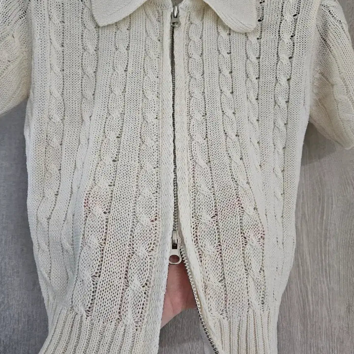 [BUNJANG] Two-Way Knit Short Sleeve Knit Top / 여름 투웨이 니트 반팔니트 몸매보정