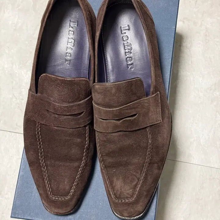 [BUNJANG] Lapiart Handmade Loafers Brown 265 / 라피아르 수제화 로퍼 브라운 265