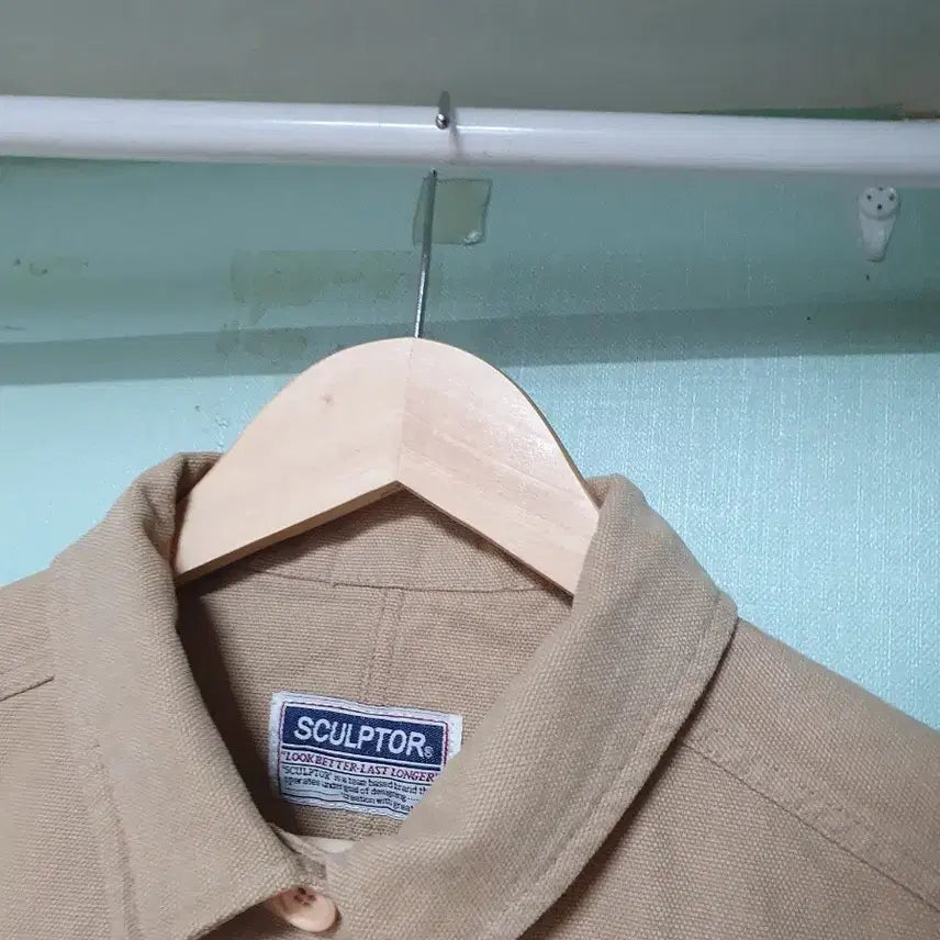 [BUNJANG] Sculptor Shirt Jacket Free Size / 스컬프터 셔츠형 자켓 프리