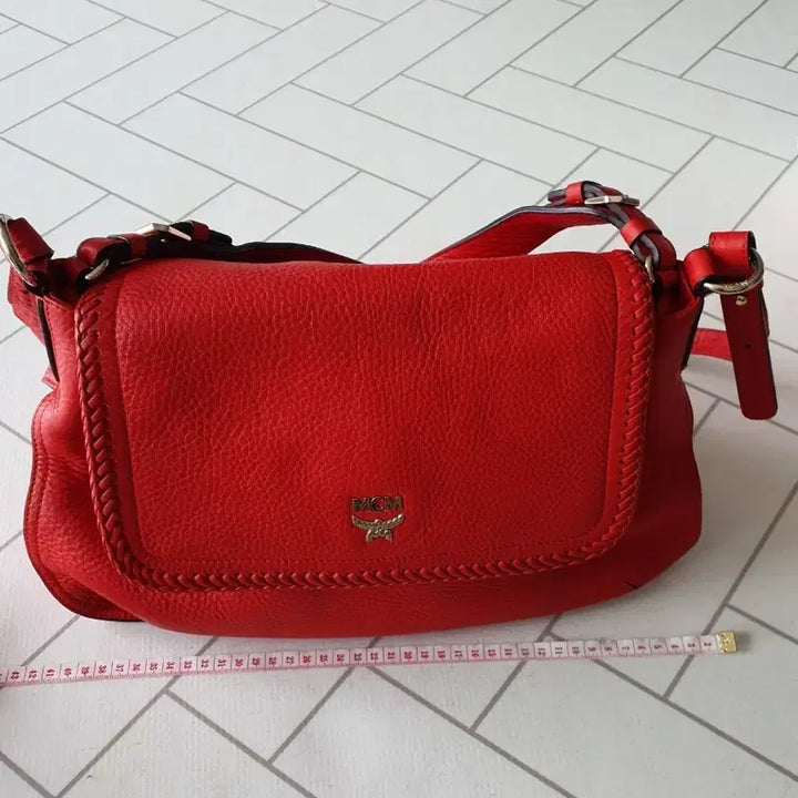 [BUNJANG] MCM Soft Leather Flap Shoulder Bag / MCM 가방