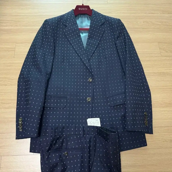 [BUNJANG] Gucci G Pattern Navy Suit Set / 구찌 수트 정장