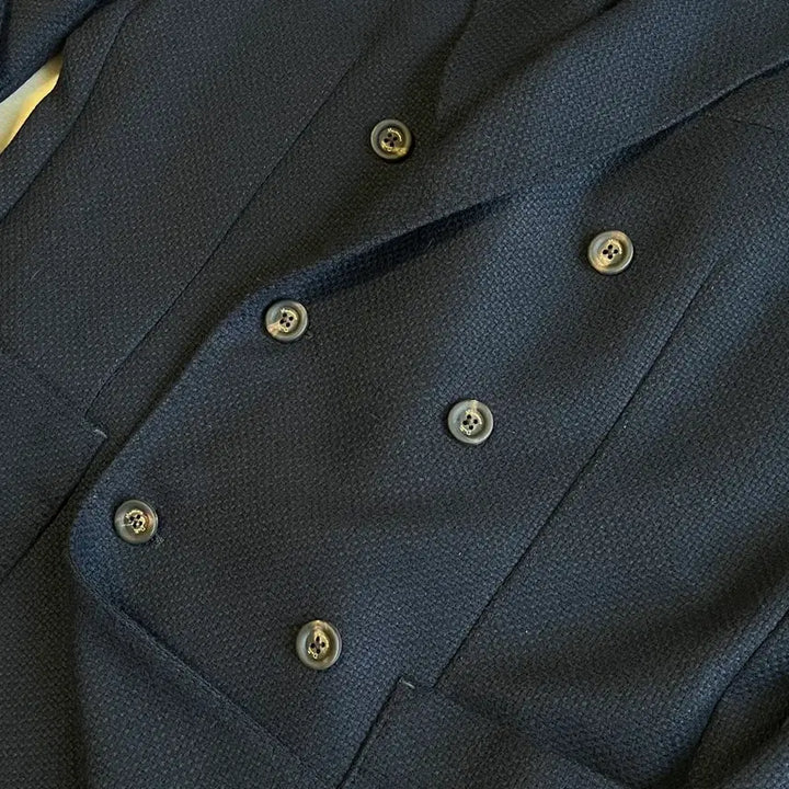 [BUNJANG] Massimo Dutti Navy Double Breasted Blazer (EU 50) / 마시모두띠 네이비 더블 블레이저 ( 40 )