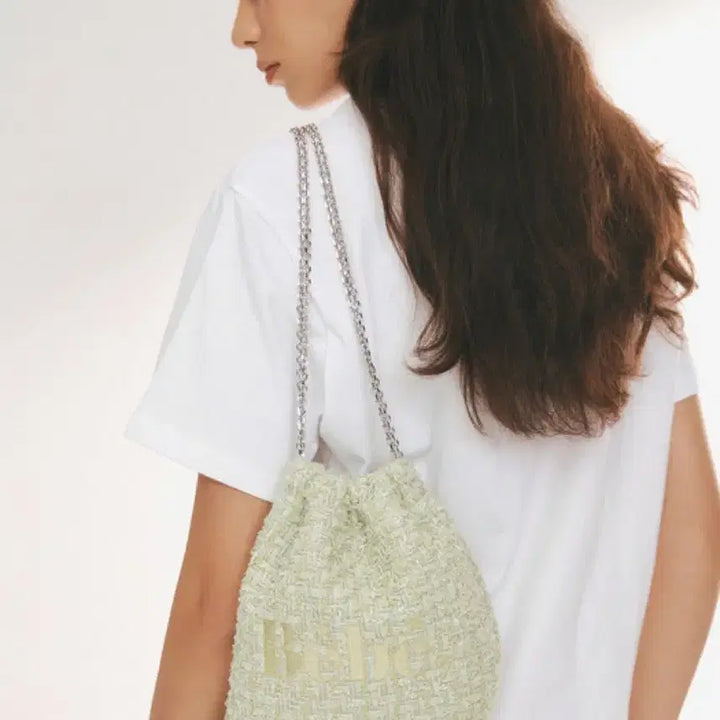 [BUNJANG] Noirs Nine Bebe Tweed Chain Bag / 누아르나인 베베 트위드 체인백 / 정가 68,000원