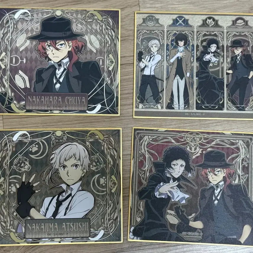 [BUNJANG] Bungo Stray Dogs Shikishi Bundle Set / 문호 스트레이독스 색지 일괄