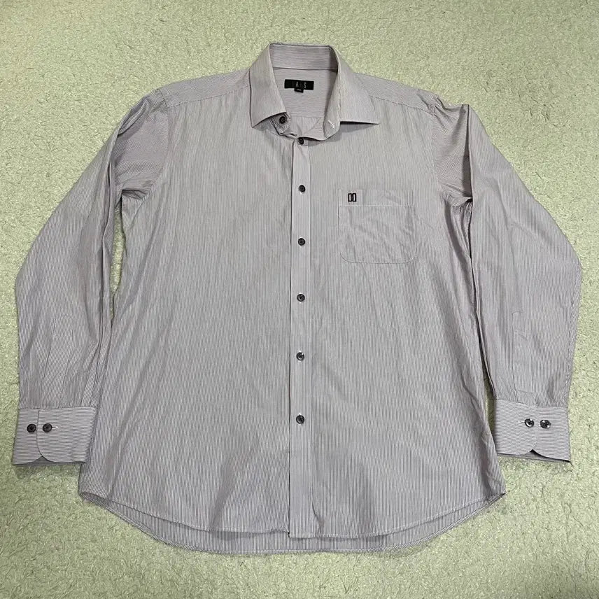 [BUNJANG] DAKS Striped Long-Sleeve Shirt / DAKS 닥스 스트라이프 긴팔 셔츠 100