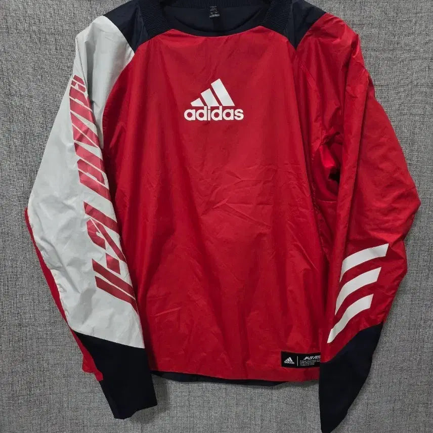 [BUNJANG] Adidas 5T Wind Pullover Baseball Jacket Size M / 아디다스 야구 바람막이 5T 윈드 풀오버 M사이즈 판매합니다.