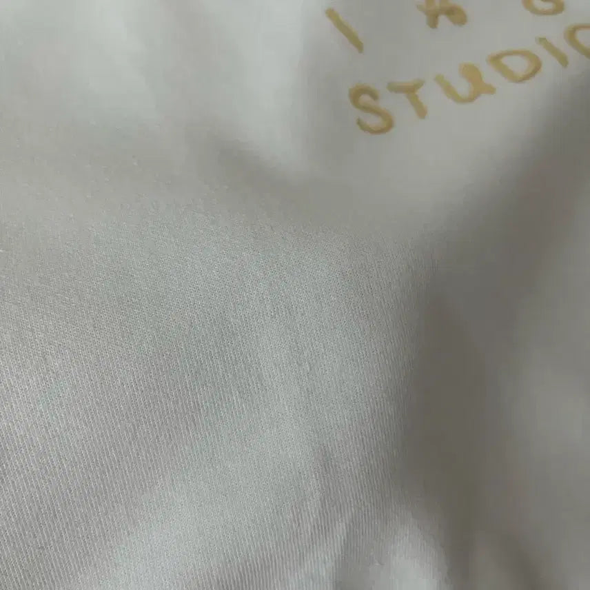 [BUNJANG] IAAH Studio Ottogi S White T-Shirt / 아이앱 스튜디오 오뚜기 S
