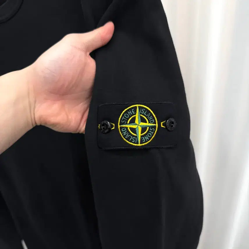 [BUNJANG] Stone Island Sweatshirt Black XL / [25년 / XL] 스톤아일랜드 맨투맨 블랙