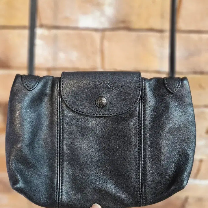 [BUNJANG] Longchamp Mini Leather Crossbody Bag / 롱샴 미니 레더 크로스백