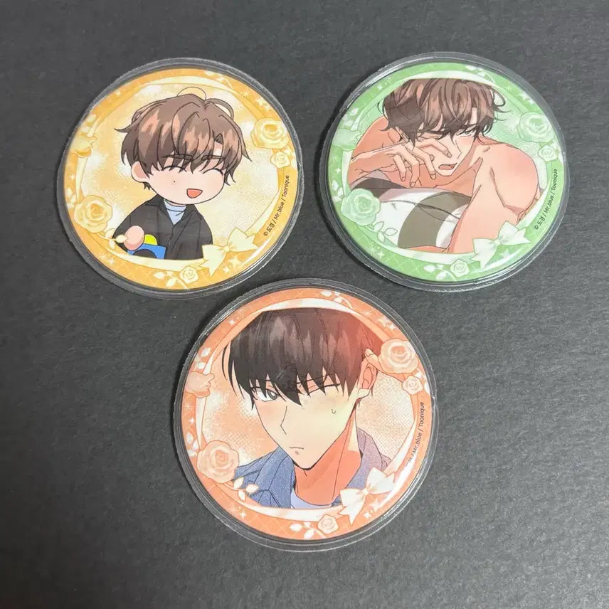 [BUNJANG] TuneeQ Newlywed Special Selection Campaign Can Badge Bundle Set / 신혼부부 특별전형 캔뱃지 일괄 투니크