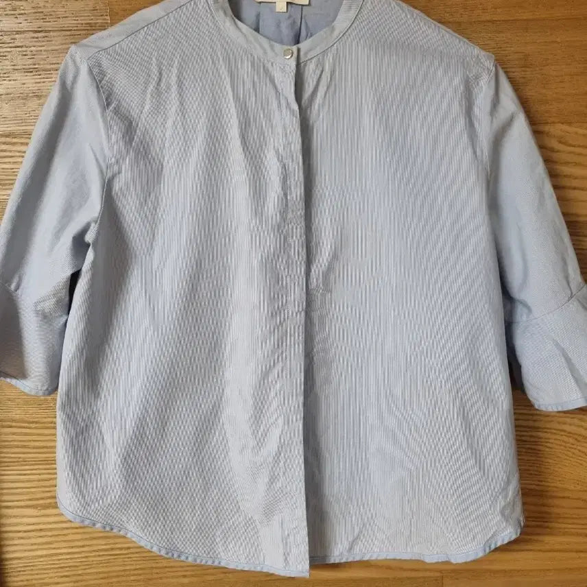 [BUNJANG] Maje Striped Shirt Blouse / 마쥬 스트라이프 셔츠 블라우스