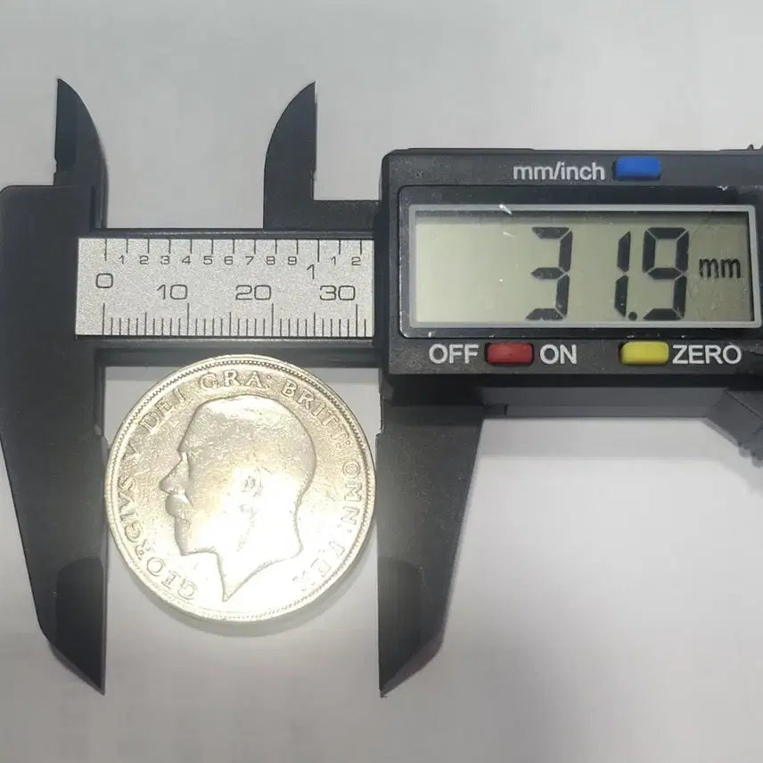 [BUNJANG] 1922 British George V Half Crown Silver Coin / [은화] 1922 영국 조지 5세 하프크라운 은화 K95