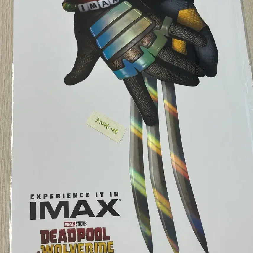 [BUNJANG] Deadpool &amp; Wolverine IMAX Poster (A3) / [전용박스포장] 마블 영화 데드풀과 울버린 아이맥스 포스터(A3)