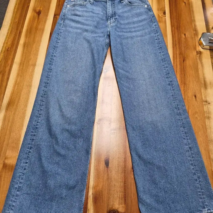 [BUNJANG] Calvin Klein Wide Denim Pants / 캘빈클라인 와이드 데님 팬츠
