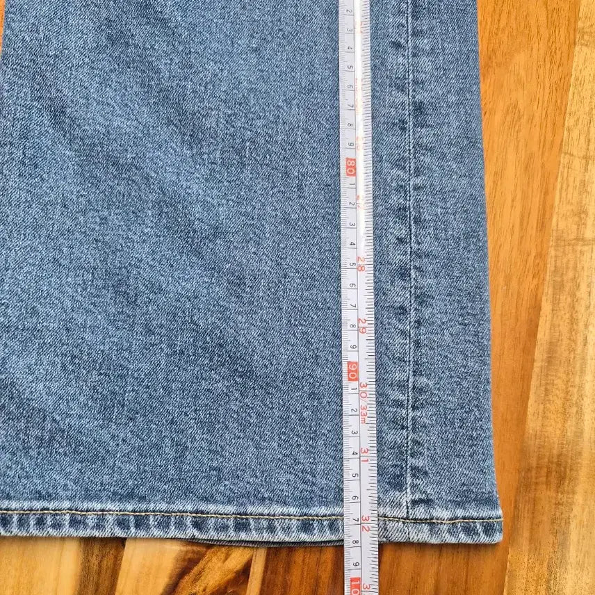 [BUNJANG] Calvin Klein Wide Denim Pants / 캘빈클라인 와이드 데님 팬츠