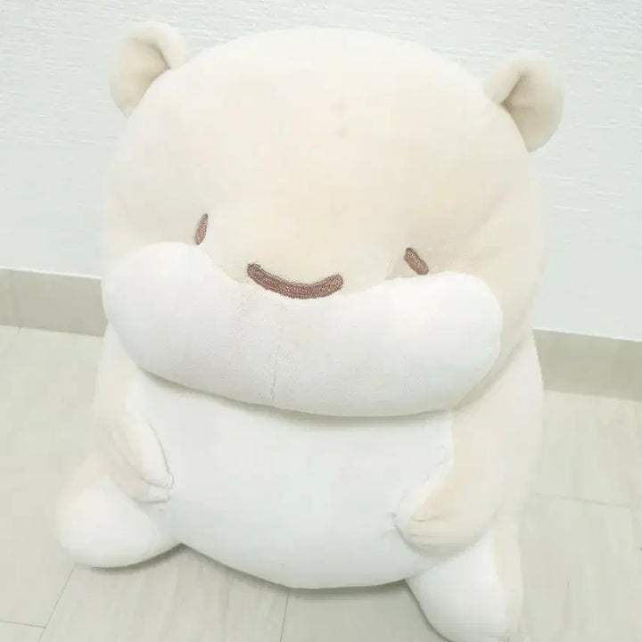 [BUNJANG] Ivory Arabzi Hamster Plush Doll Medium / 아이보리 통통 뚱뚱 햄스터 아라찌 중형 인형
