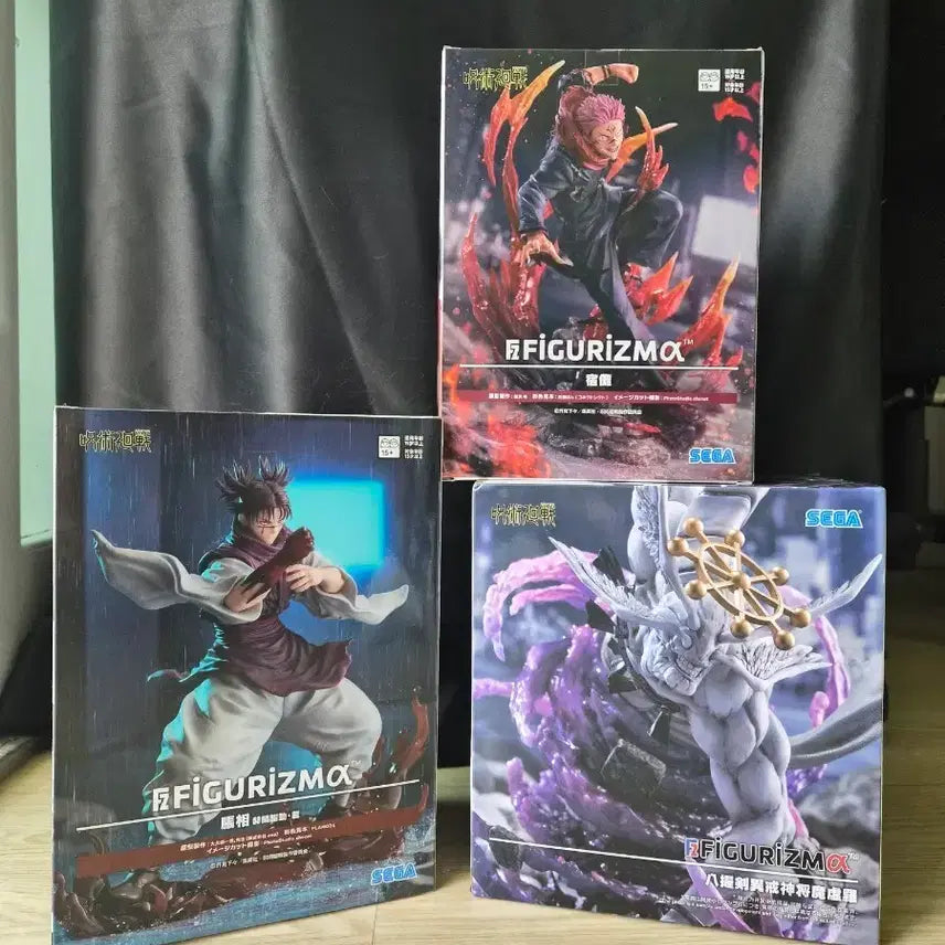 [BUNJANG] Jujutsu Kaisen Figuarts Mahito, Sukuna, Choso 3-Figure Set (Sealed) / (미개봉)주술회전 피규리즈마 마허라,스쿠나,쵸소우 3종세트 팝니다!!