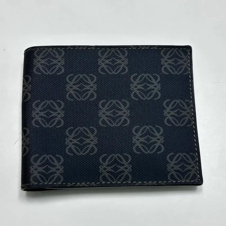 [BUNJANG] Loewe Logo Check Bi-fold Wallet / 정품 로에베 로고체크 남성 반지갑