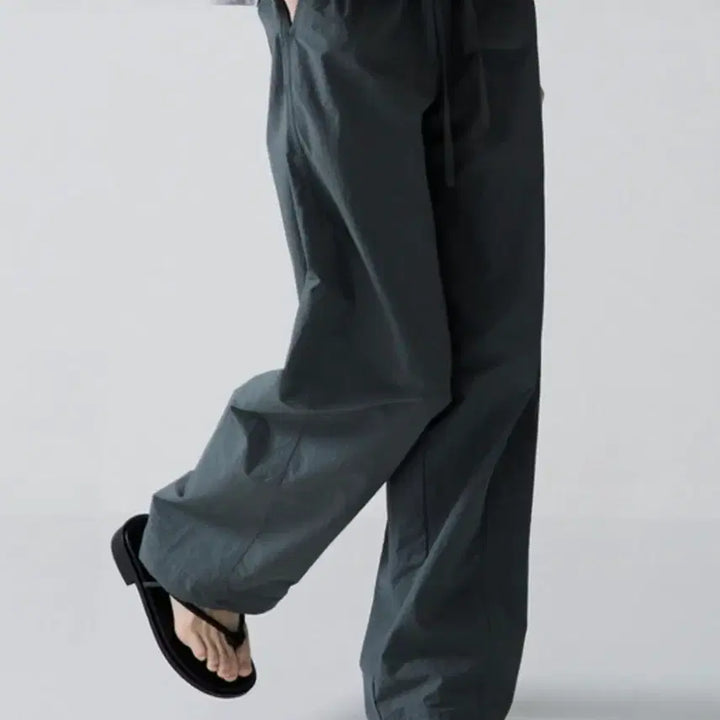 [BUNJANG] Facade Pattern Tapered Banding Pants Forest XS / 파사드패턴 테이퍼드 밴딩 팬츠 포레스트 XS