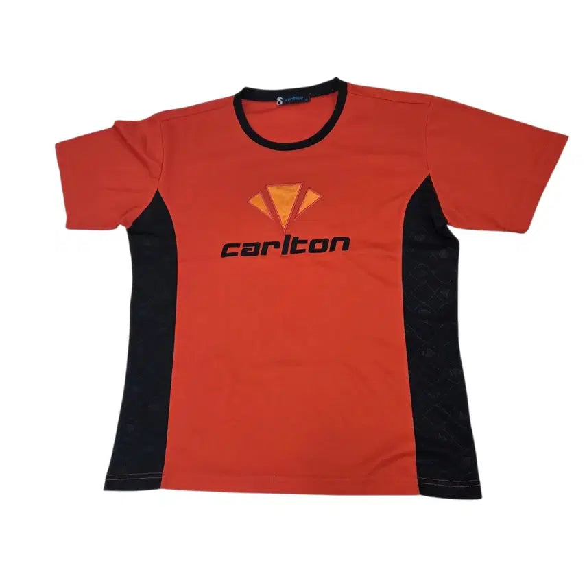 [BUNJANG] Carlton Orange Functional T-Shirt / Carlton 칼톤 오렌지색 기능성 티셔츠