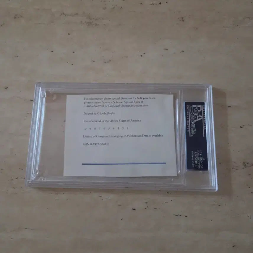 [BUNJANG] Jimmy Carter Autographed Encapsulated Memorabilia / [PSA 인증] 미국 전 대통령 지미 카터 친필 싸인 캡슐화