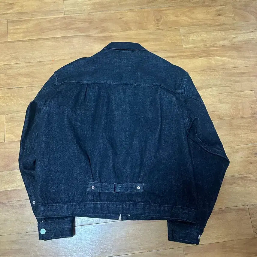 [BUNJANG] Outstanding Selvedge Type 1 Black Denim Jacket / 아웃스탠딩 셀비지 타입1 블랙 데님자켓
