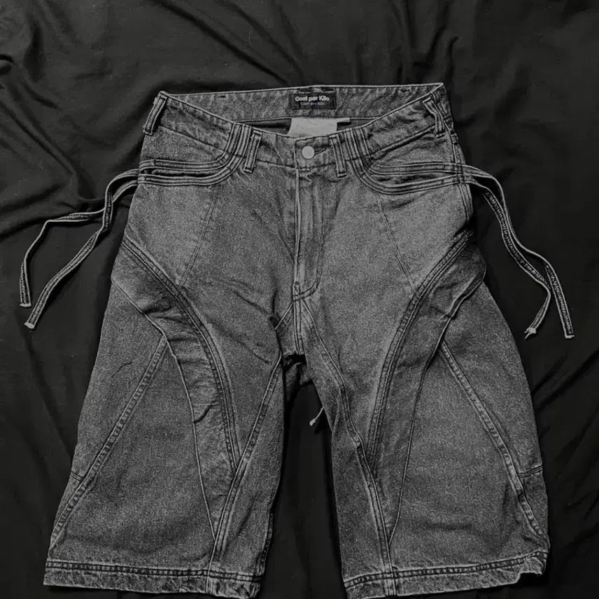 [BUNJANG] Cost per Kilo Full Back Denim Shorts / [무료배송]코스트퍼킬로 풀백 데님 쇼츠