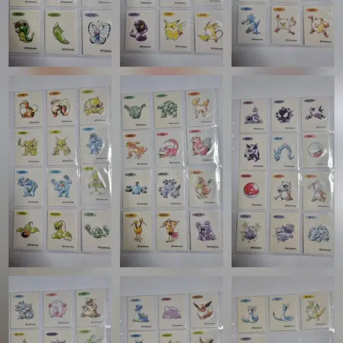 [BUNJANG] Pokemon Stickers Full Set (100 pcs) / 포켓몬 아트워크띠부씰 신상(전종100장)