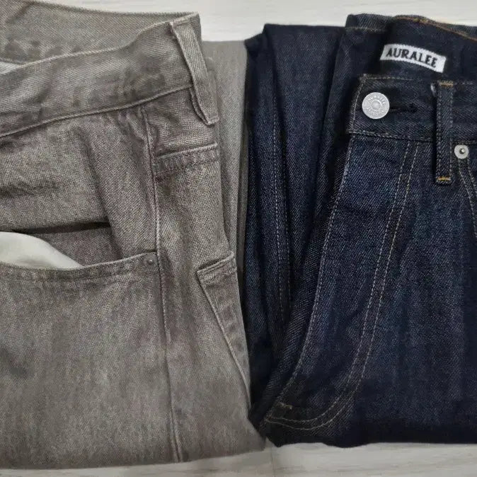 [BUNJANG] Orally Wide Denim Pants (Size 30) / 오라리 와이드 데님 팬츠 3사이즈(30) 2개