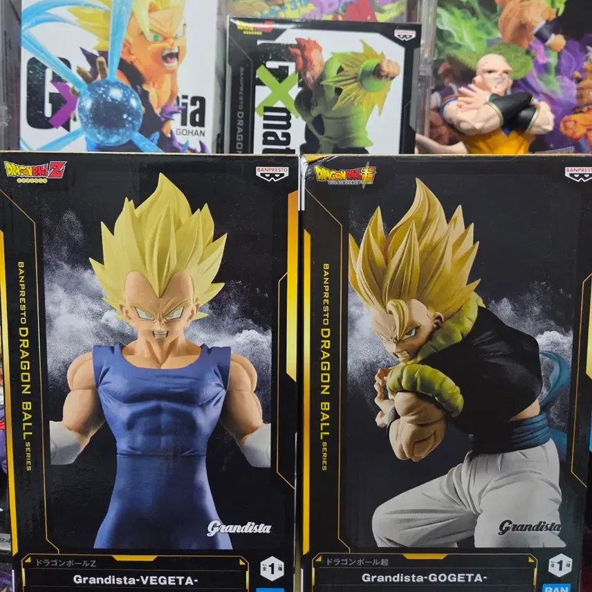 [BUNJANG] Dragon Ball Grandista Vegeta (Saiyan Saga) &amp; Super Gogeta Set / [2종세트_새상품] 그란디스타 마인베지터(징조)+초오지터_ 드래곤볼