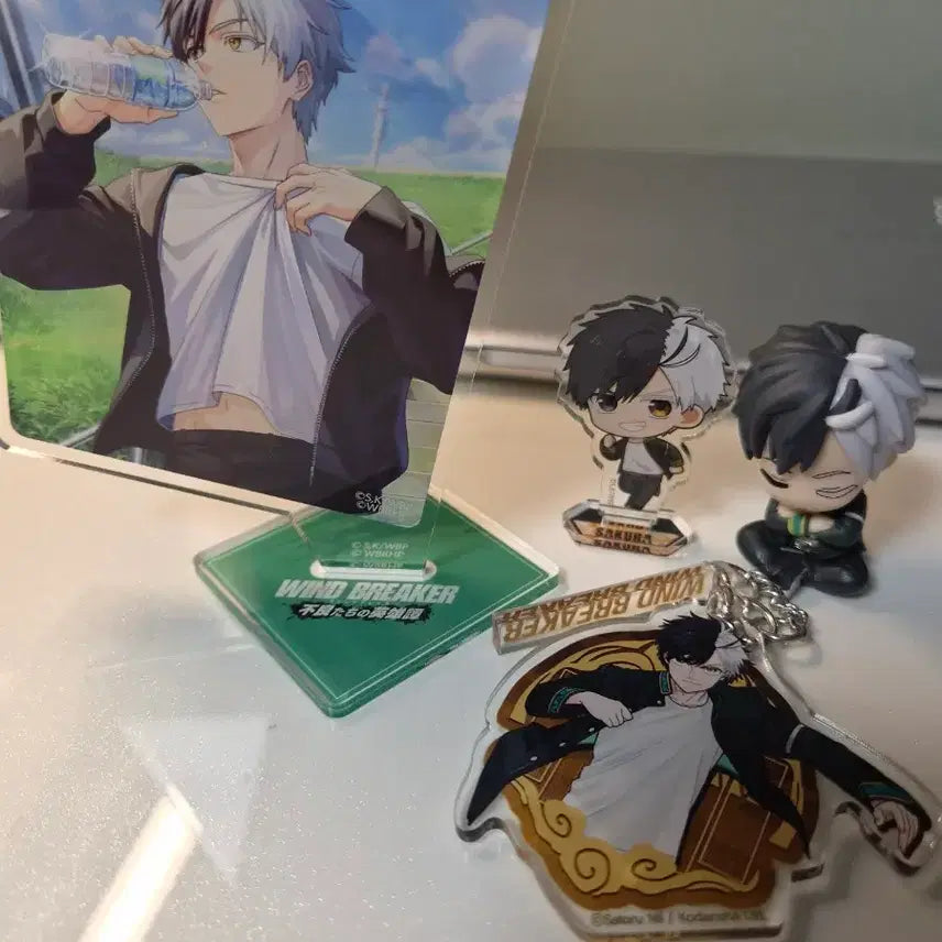 [BUNJANG] Wind Breaker Sakura Gacha Acrylic Stand Figure Keychain / 윈드브레이커 윈브레 사쿠라 가챠 아크릴 스탠드 피규어 키링