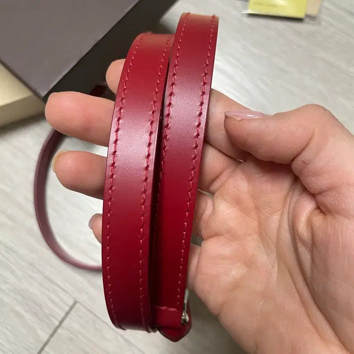 [BUNJANG] Louis Vuitton Red Bag Strap / 루이비통 가방 스트랩 (정품)