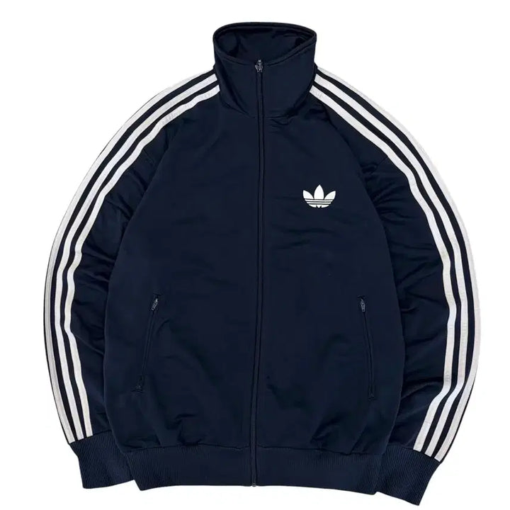 [BUNJANG] Adidas Firebird Jersey Navy L / 00s 아디다스 파이어버드 져지 네이비 (L)