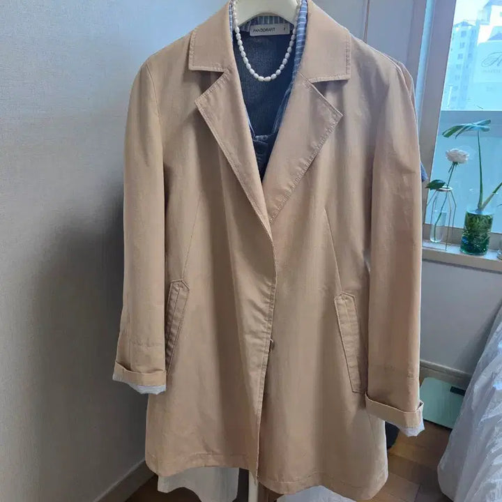[BUNJANG] It Michaa Trench Coat Jacket / 잇미샤 고급스런 트렌치자켓